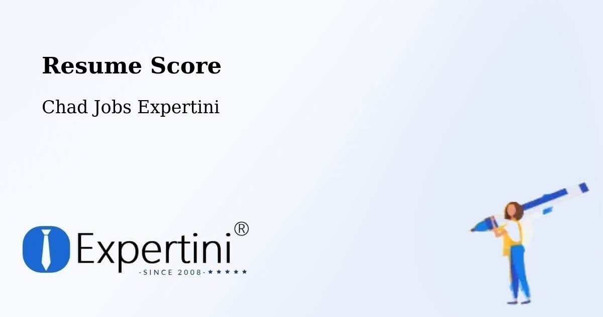 Resume Score - Chad Jobs Expertini