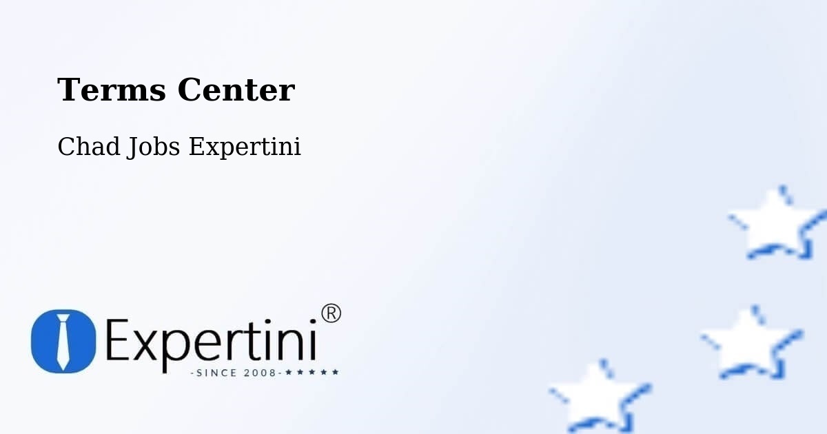Terms Center - Chad Jobs Expertini